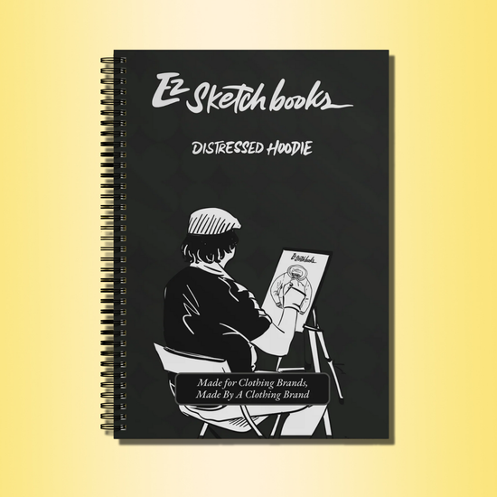 Distressed Hoodie EZ Sketchbook