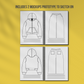Zip Up Hoodie with Oversized Sweatpants EZ Sketchbook