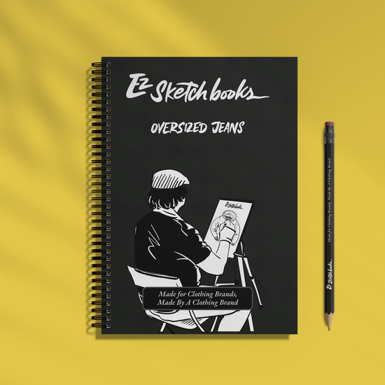 Oversized Jeans EZ Sketchbook